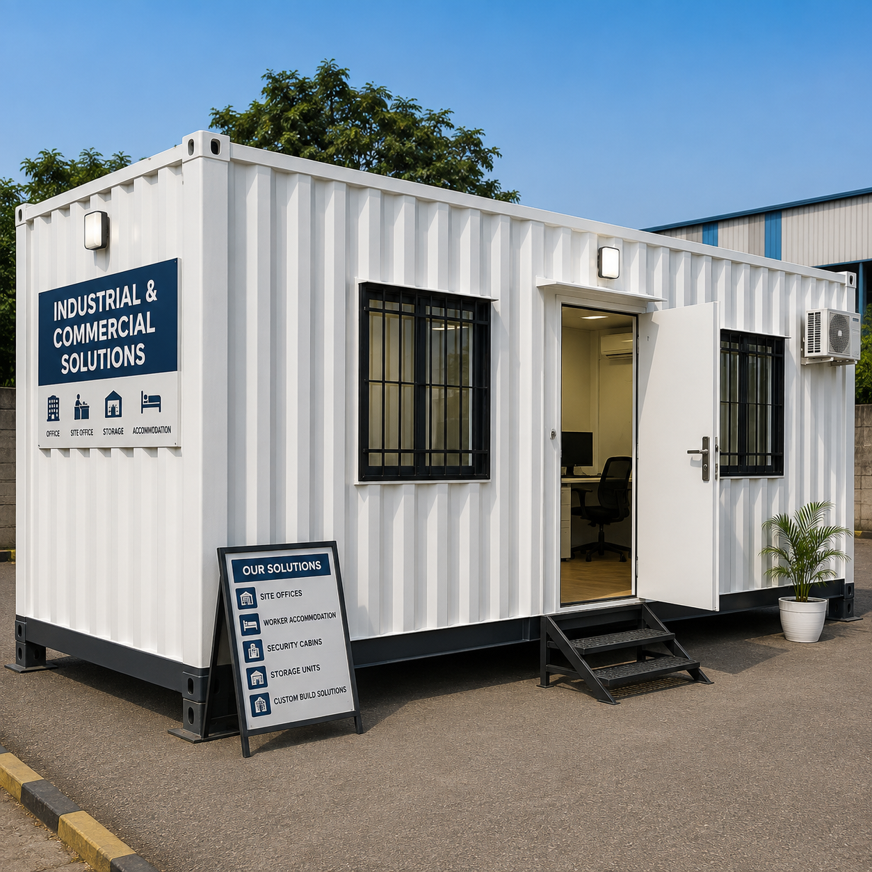 Industrial & Commercial Portable Cabins in Bangalore